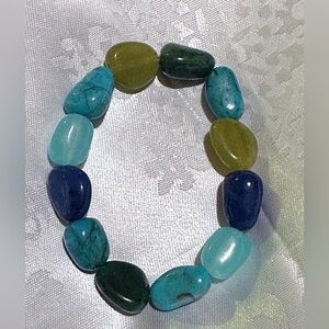 Beaded Multi-Color Stretch Bracelet
